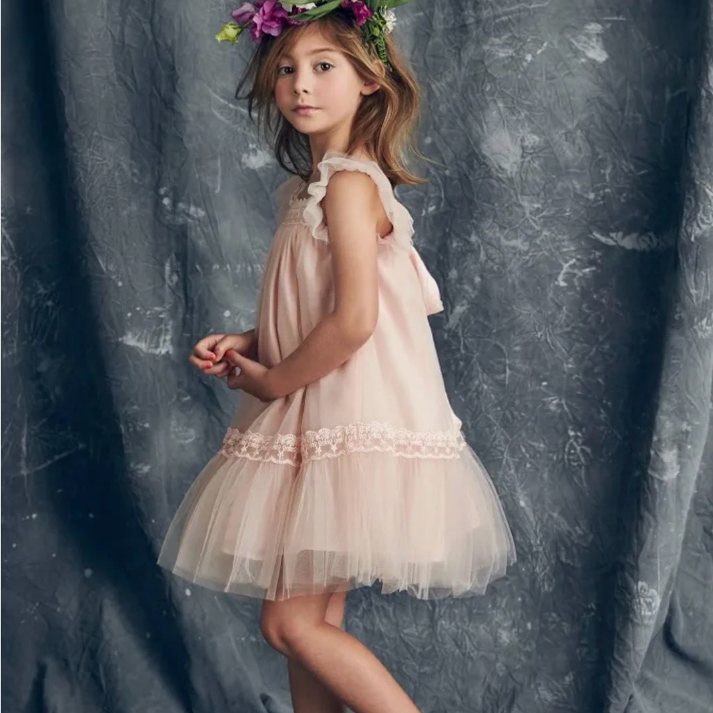 Nelly Stella Fiona Dress In Pink Peach Melba Size 2